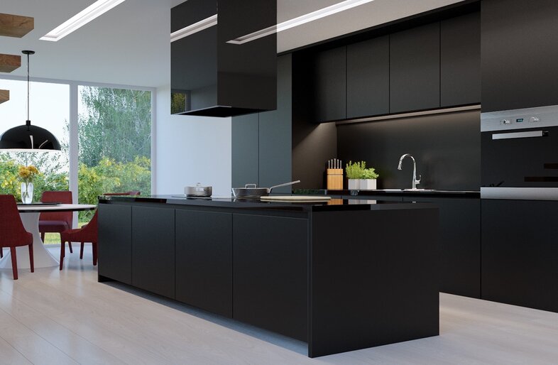 modular kitchen interior