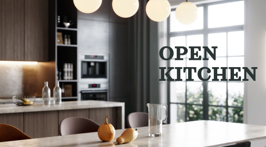 open kitchen